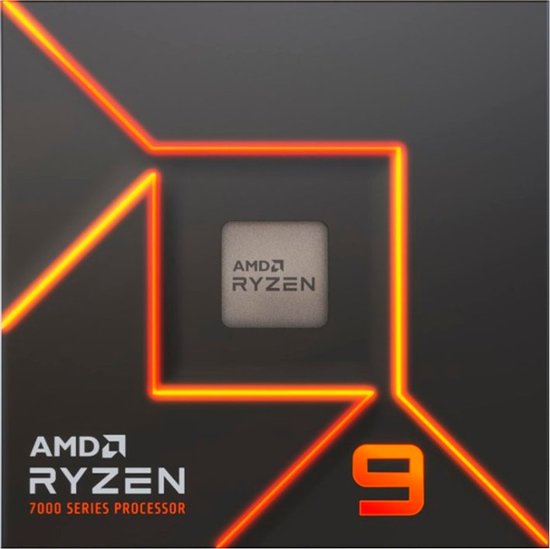 AMD Ryzen 9 7900 12-core 24-Thread 4.0 GHz (5.4 GHz Max Boost) Socket AM5  Unlocked Desktop Processor Silver 100-100000590BOX - Best Buy