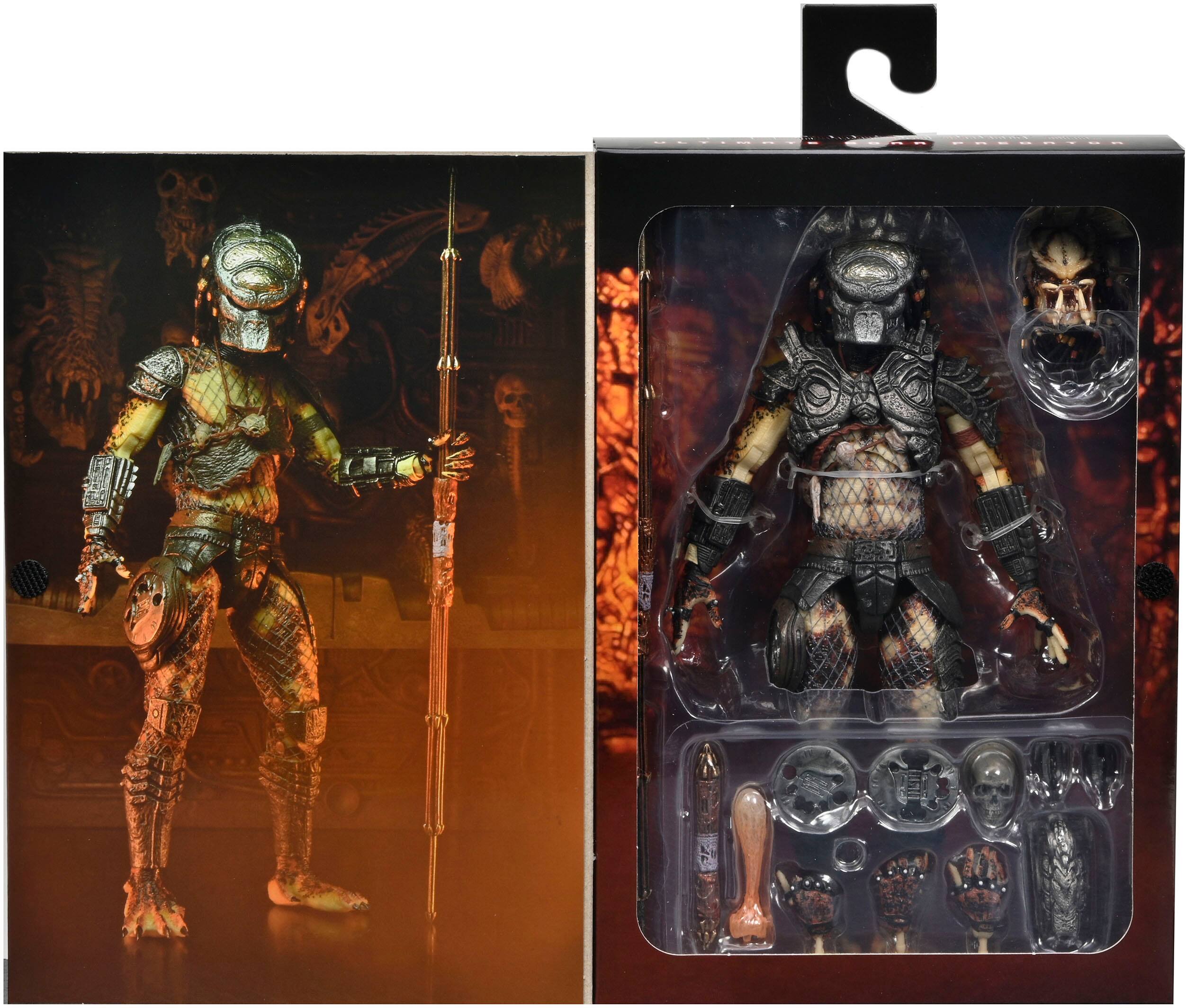 Angle View: NECA - Predator 2 – 7” Scale Action Figure – Ultimate Boar