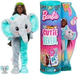 Barbie - Color Reveal Jungle Series Elephant 11.5" Doll - Front_Zoom