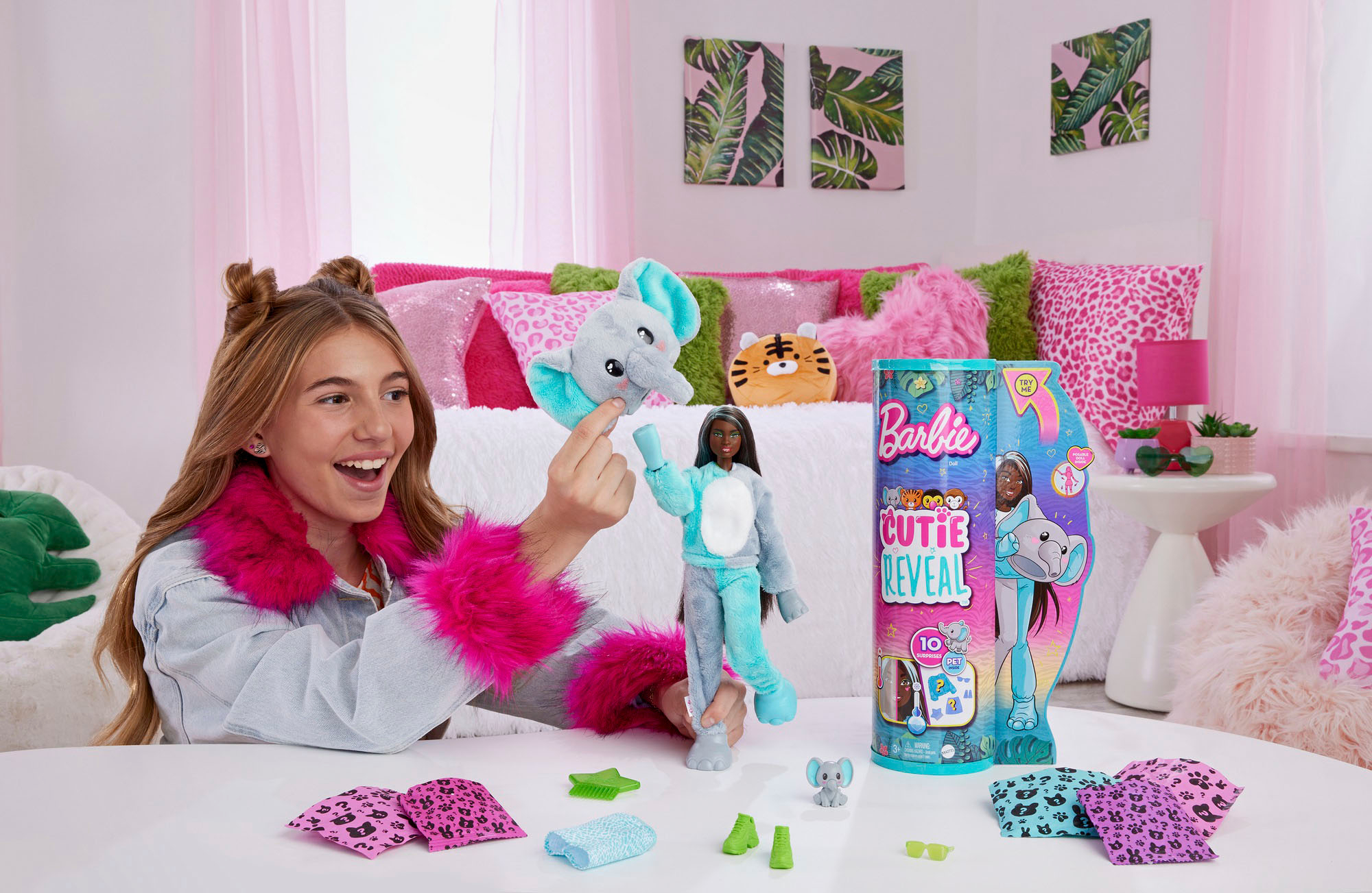Best Buy: Barbie Color Reveal Jungle Series Elephant 11.5