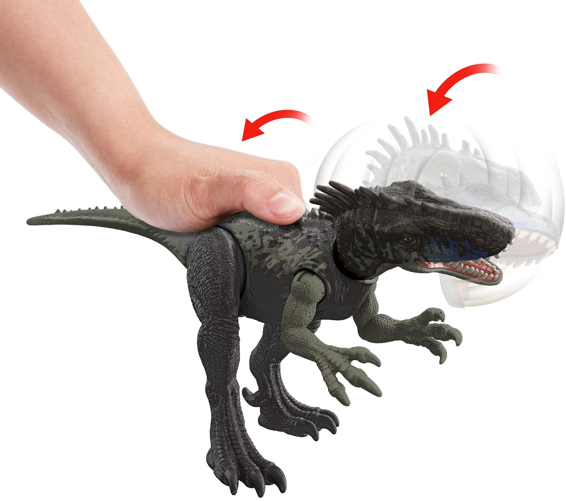 Jurassic world Righello 15 cm con lente d'ingrandimento jurassic