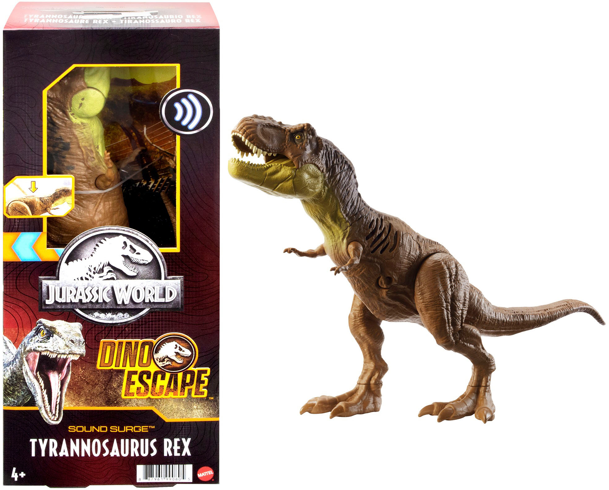 Jurassic World Tyrannosaurus T Rex Dinosaur Toy Figure with Sound 