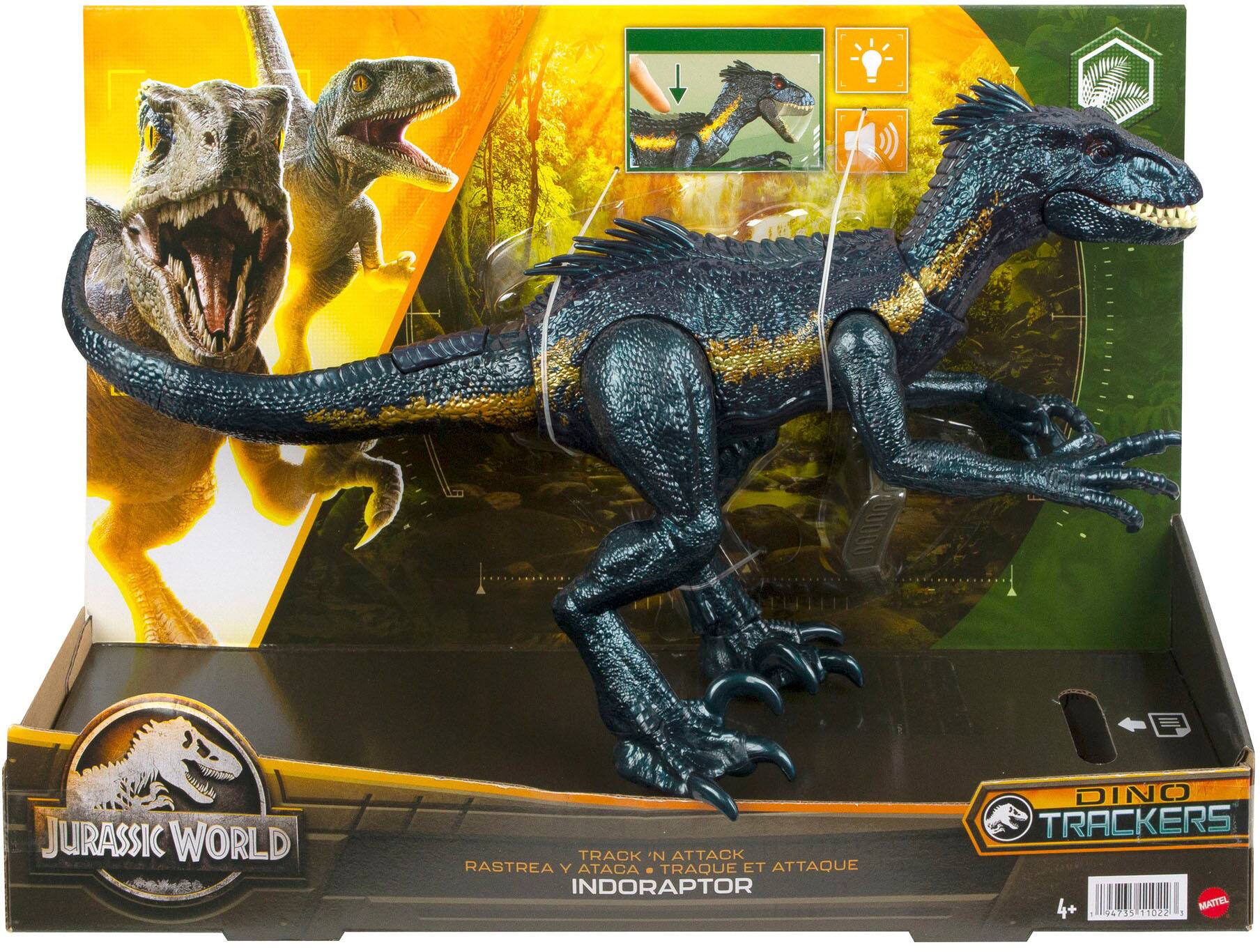 Alt View 11. Jurassic World - Track 'N Attack Indoraptor Action Figure - Black.