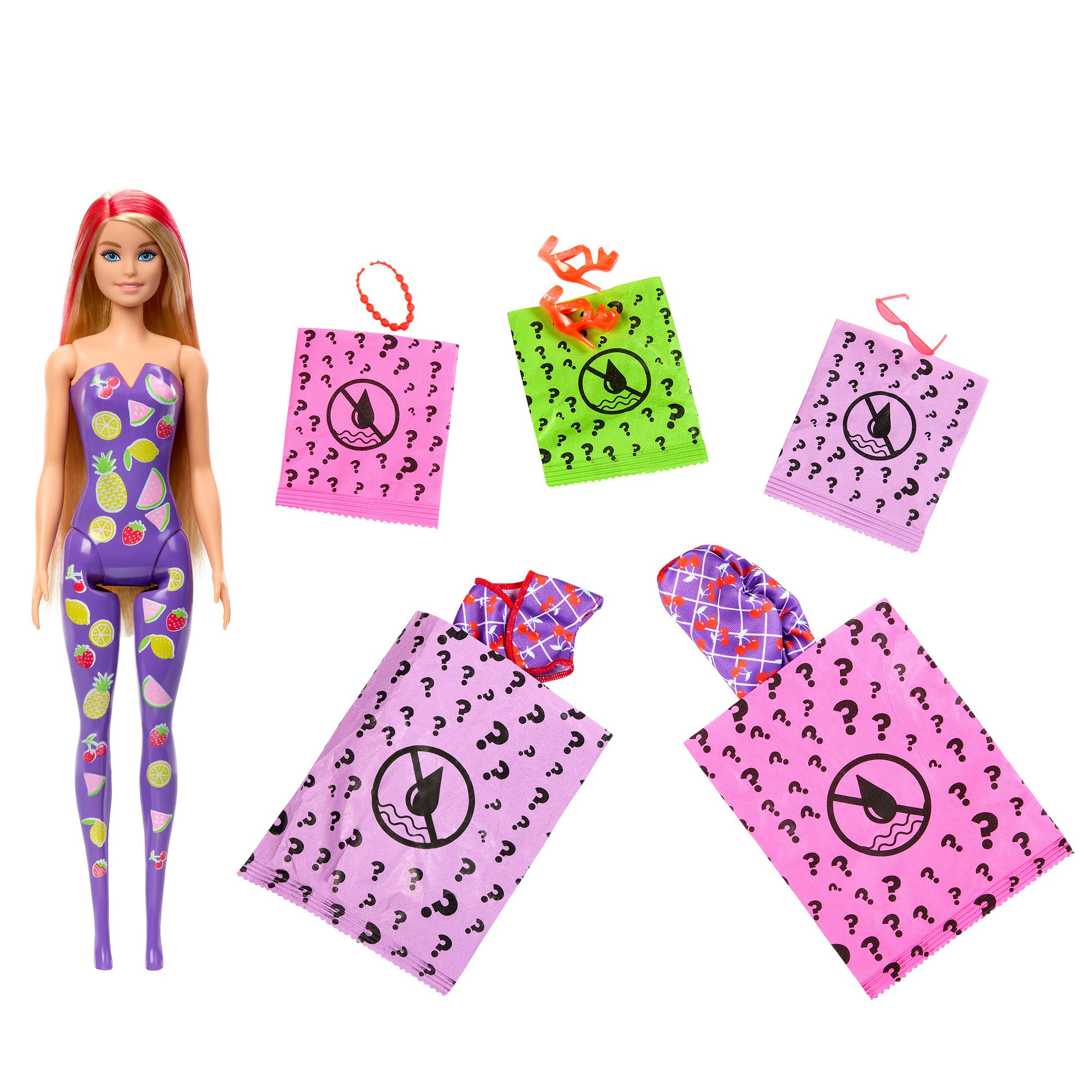 Angle View: Barbie - Color Reveal Scented Sweet Fruit Series 11.5" Doll - Styles May Vary