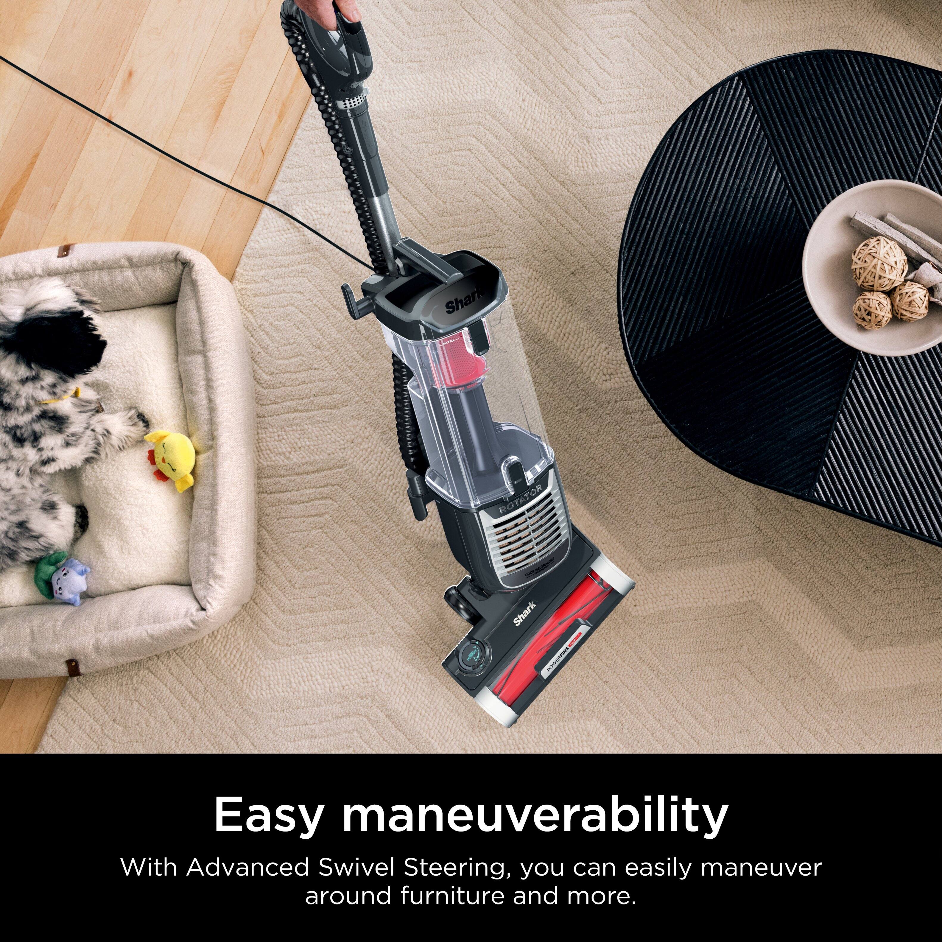 Easy maneuverability with advanced swivel steering. You can easily maneuver around furniture and more.