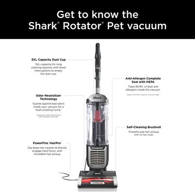 Shark Rotator with PowerFins HairPro and Odor Neutralizer Shark Rotator with PowerFins HairPro and Odor Neutralizer