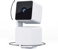 Wyze - Cam Pan v3 Indoor/Outdoor Wifi, 1080p, Pan/Tilt/Zoom Security Camera - WHITE - Front_Zoom