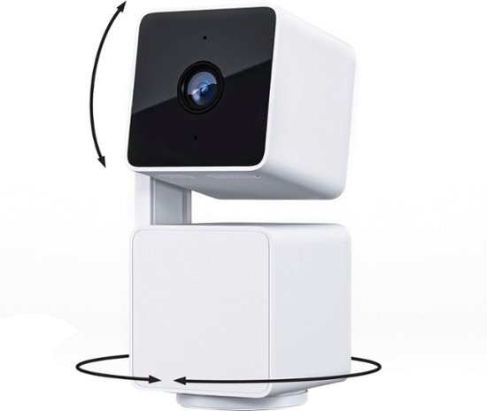 Front Zoom. Wyze - Cam Pan v3 Indoor/Outdoor Wireless 1080p PTZ Security Camera - WHITE.