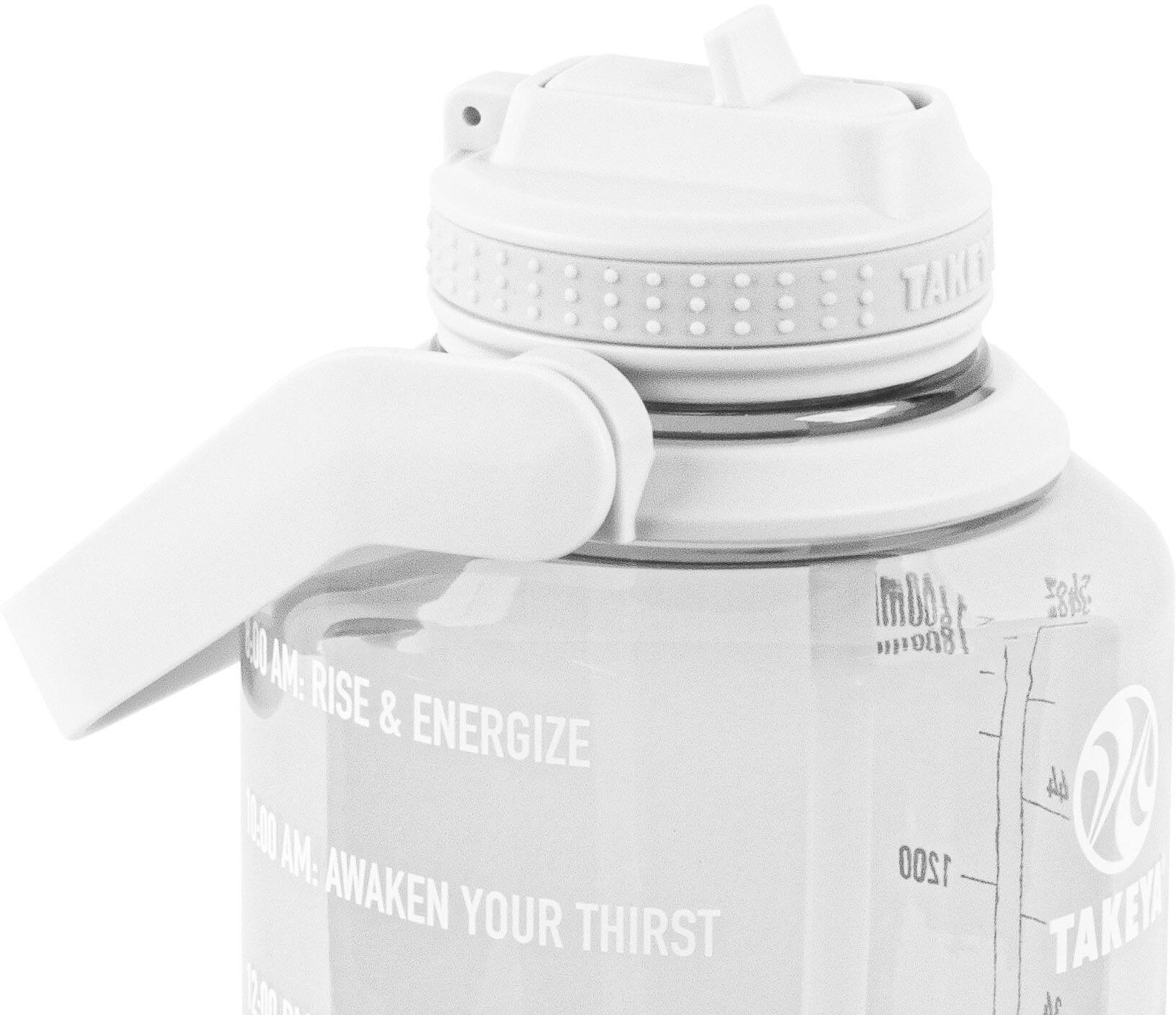 Alt View 12. Takeya - Tritan 64oz Straw Motivational - Cloud White.