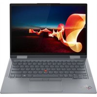 Lenovo - ThinkPad X1 Yoga Gen 7 2-in-1 14" Touch-Screen Notebook - Intel Core i5-1240P - 16GB Memory - 256GB SSD - Aluminum - Front_Zoom