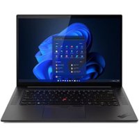 Lenovo - ThinkPad X1 Extreme Gen 5 16" Touch-Screen Notebook - Intel Core i7-12800H - 8GB Memory - 1TB SSD - Black - Front_Zoom