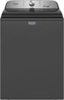 Maytag - 4.7 Cu. Ft. High Efficiency Top Load Washer with Pet Pro System - Volcano Black - Front_Zoom