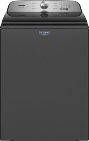 Maytag - 4.7 Cu. Ft. High Efficiency Top Load Washer with Pet Pro System - Volcano Black