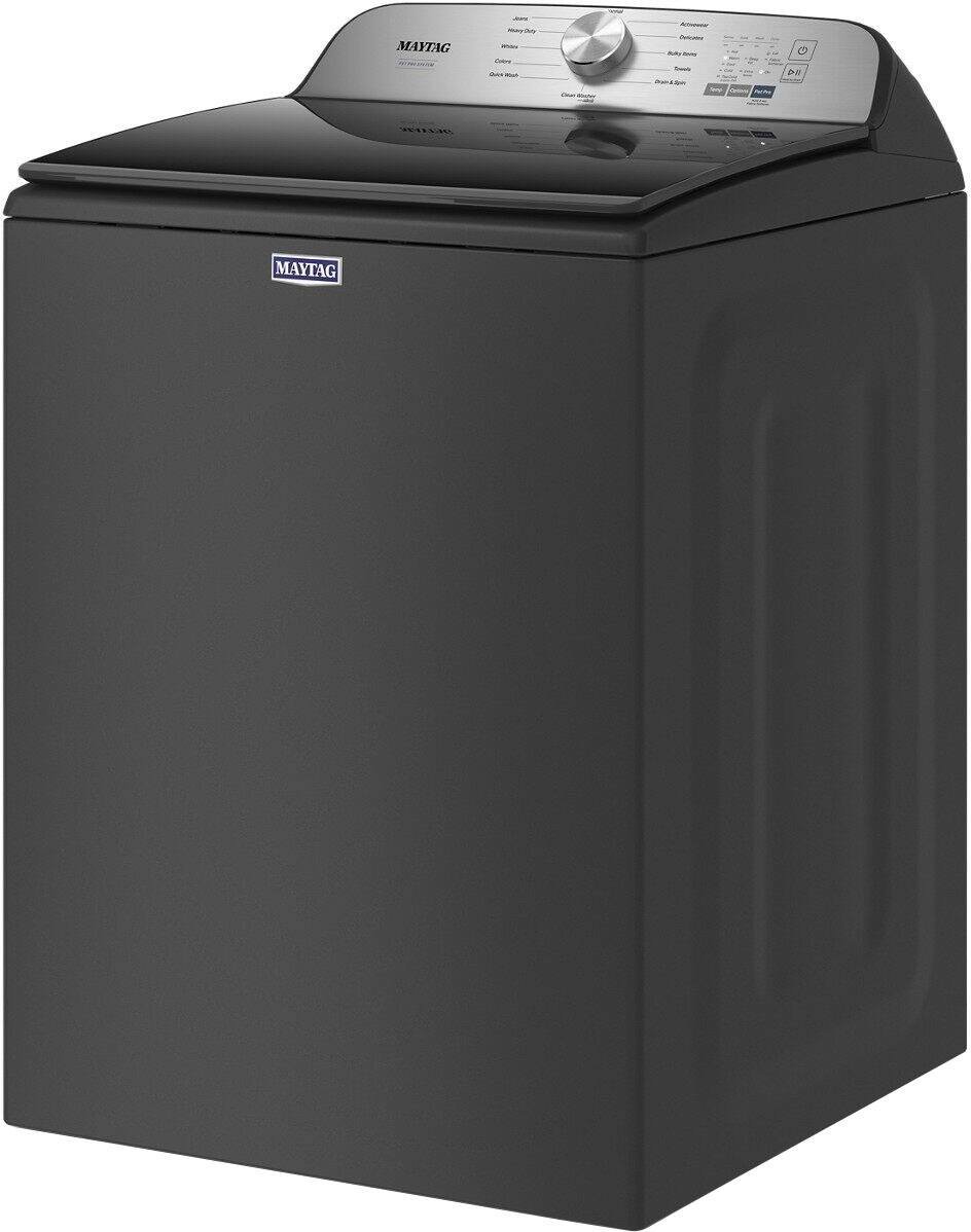 Alt View 18. Maytag - 4.7 Cu. Ft. High Efficiency Top Load Washer with Pet Pro System - Volcano Black.