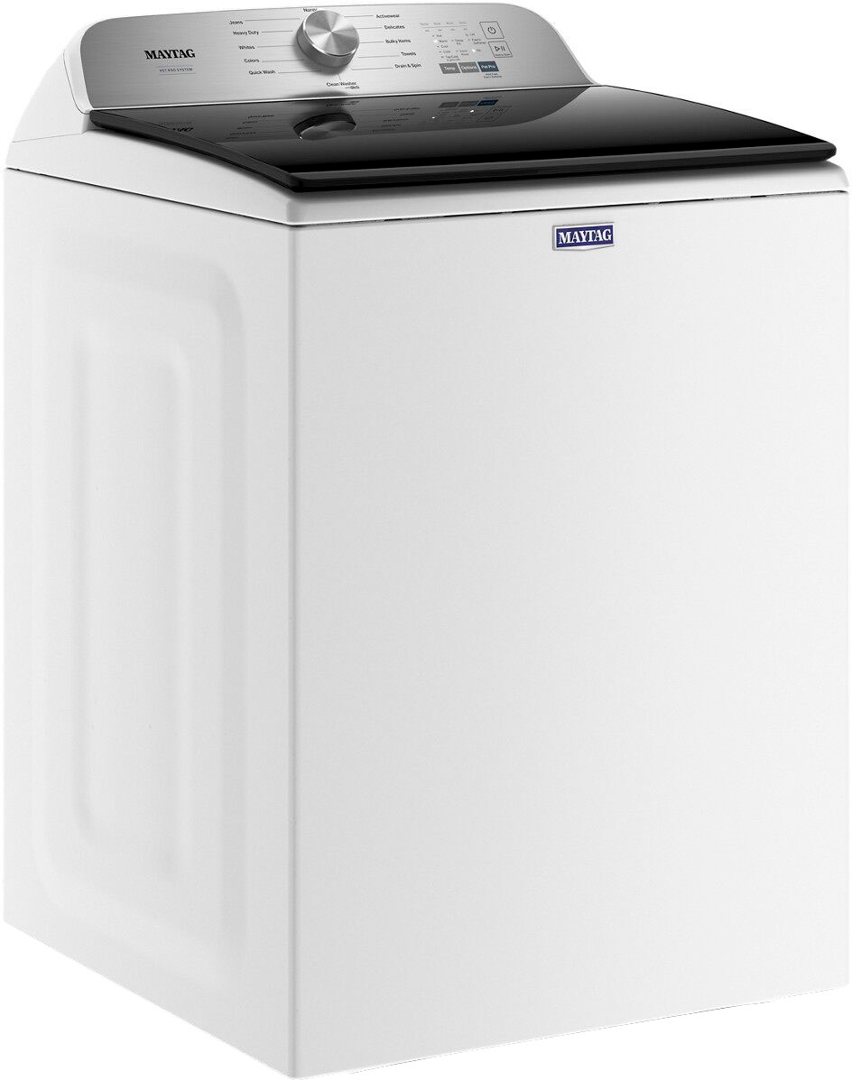 5.4 cu. ft. Smart Top Load Washer with Pet Hair Remover Setting in White