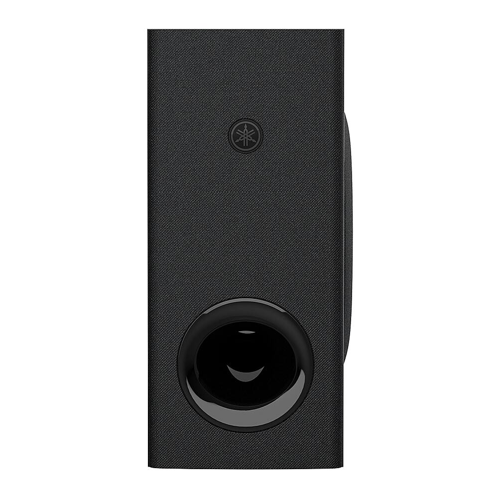 Angle. Yamaha - 2.1-Channel Indoor Compact Bluetooth Sound Bar with Wireless Subwoofer - Black.