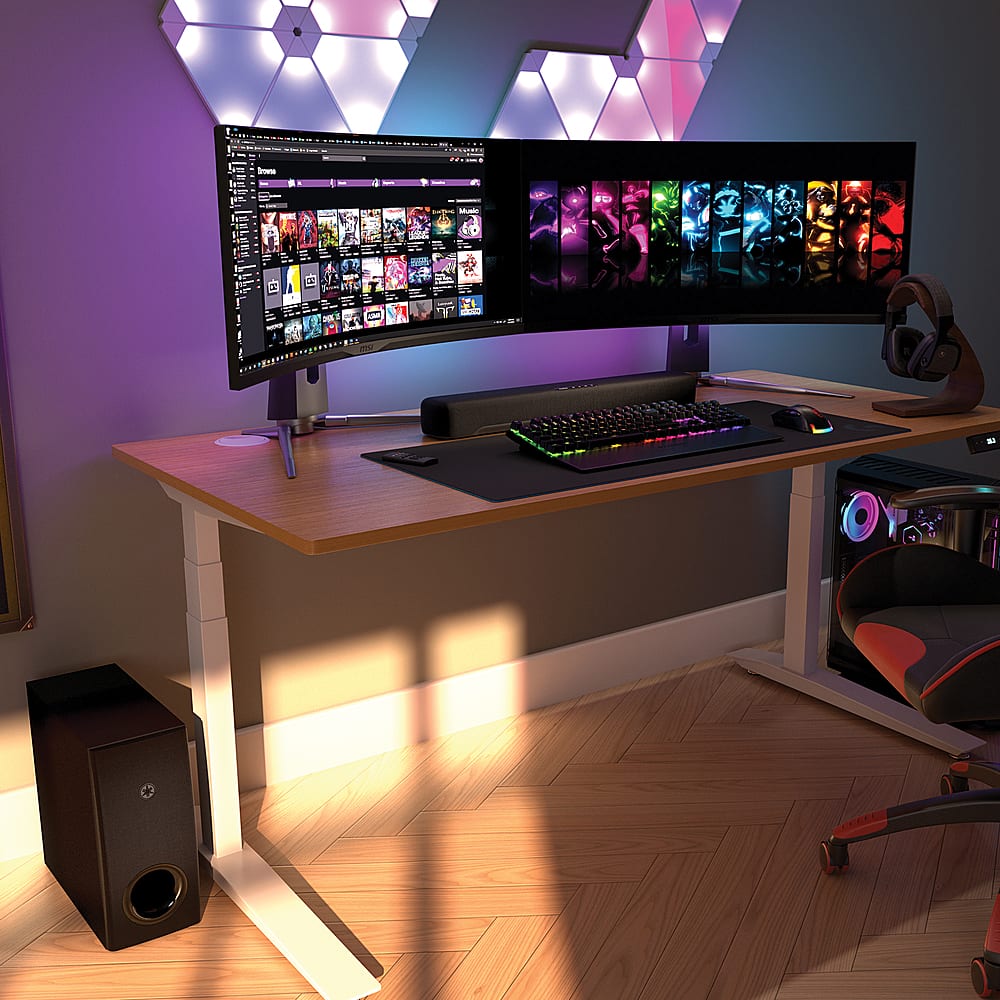 Alt View 11. Yamaha - 2.1-Channel Indoor Compact Bluetooth Sound Bar with Wireless Subwoofer - Black.