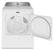 Alt View 2. Maytag - 7.0 Cu. Ft. Gas Dryer with Steam and Pet Pro System - White.