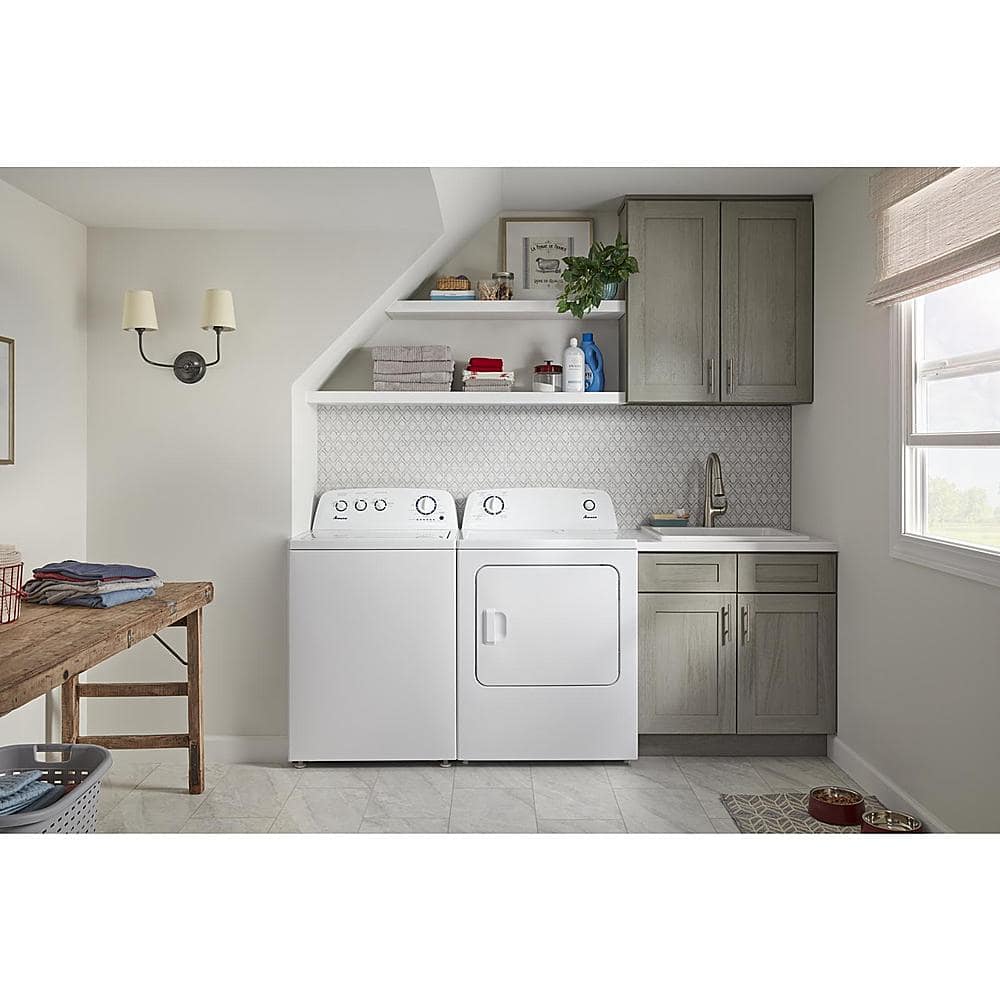 Alt View 20. Amana - 3.8 Cu. Ft. High Efficiency Top Load Washer with with High-Efficiency Agitator - White.
