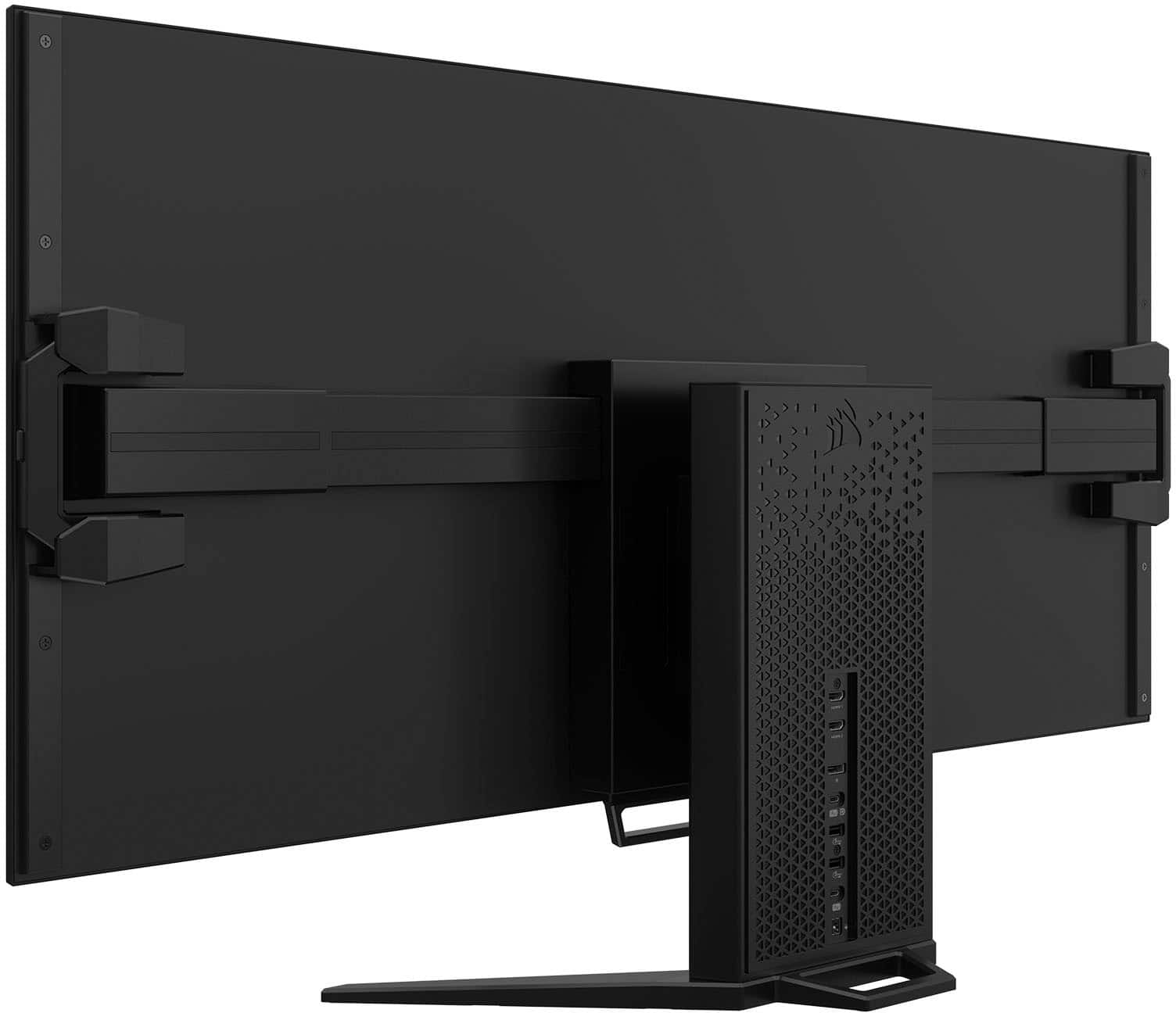 Alt View 15. CORSAIR - Xeneon Flex 45” OLED Bendable QHD 240Hz 0.03ms FreeSync and G-SYNC Compatible Monitor with HDR10 (HDMI, DisplayPort) - Black.