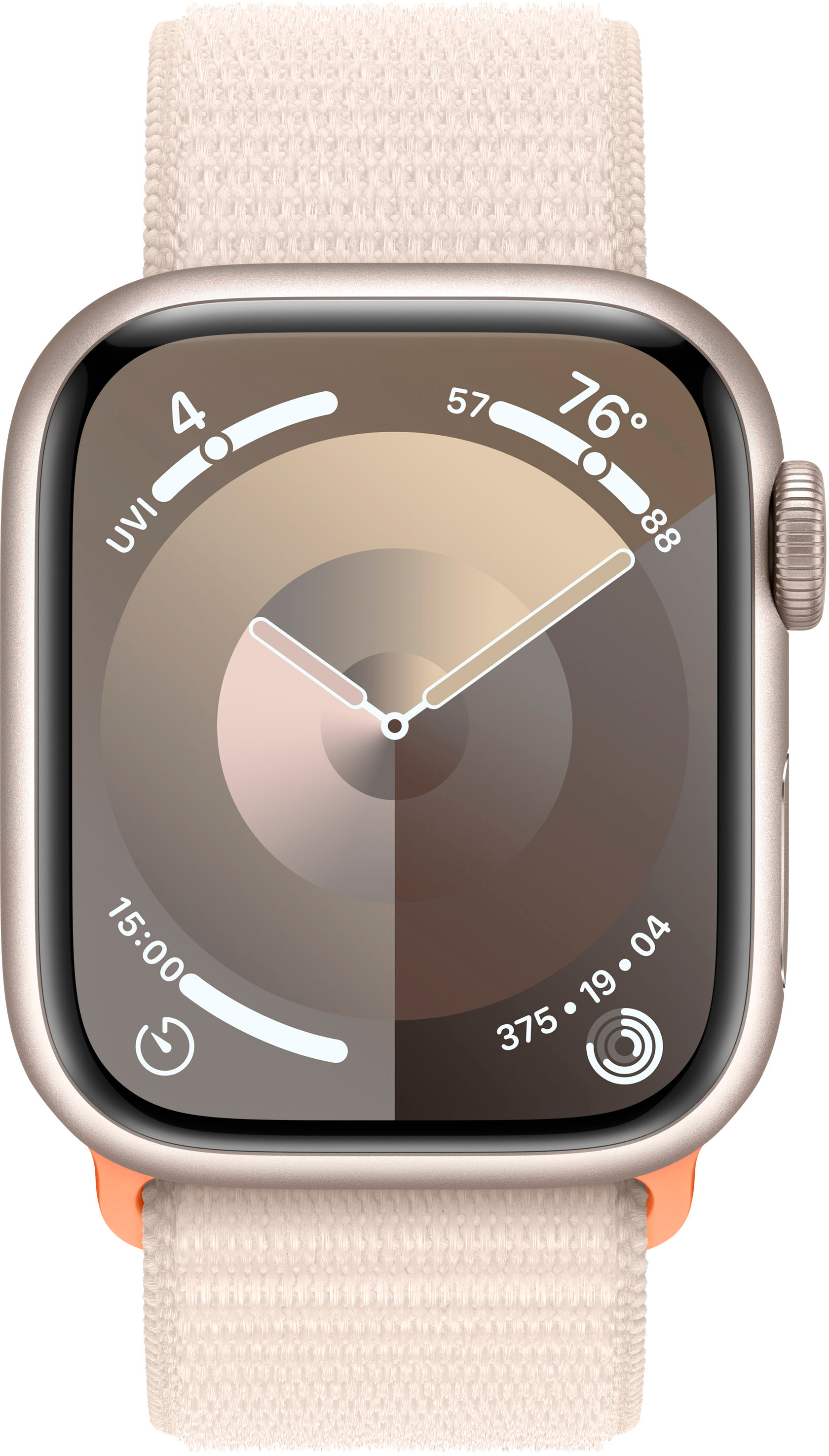 Starlight (GPS MRHQ3LL/A Loop Case Aluminum with Cellular) + - Sport Starlight Watch 9 Apple Series 41mm Starlight Best Buy