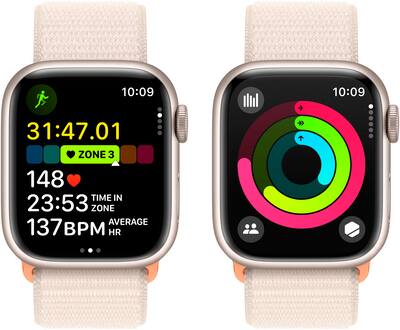 Apple Watch Series 9 (GPS + Cellular) 41mm Starlight Aluminum Case Apple Watch Series 9 (GPS + Cellular) 41mm Starlight Aluminum Case