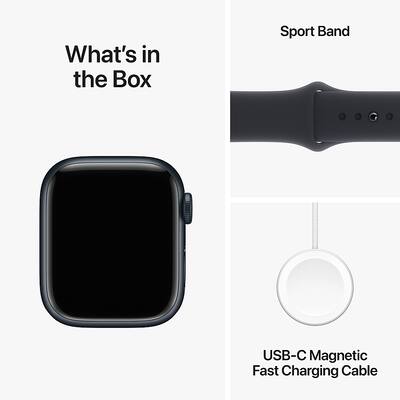 Apple Watch Series 9 (GPS + Cellular) 41mm Midnight Aluminum Case Apple Watch Series 9 (GPS + Cellular) 41mm Midnight Aluminum Case