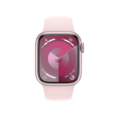 Apple Watch Series 9 (GPS + Cellular) 41mm Pink Aluminum Case with Apple Watch Series 9 (GPS + Cellular) 41mm Pink Aluminum Case with