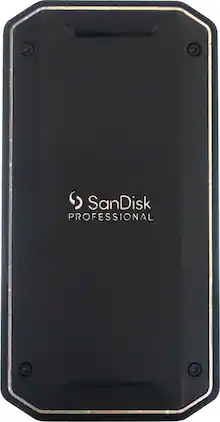 SanDisk Professional - PRO-G40 SSD 1TB External Thunderbolt 3 and USB-C NVMe Portable SSD - Black