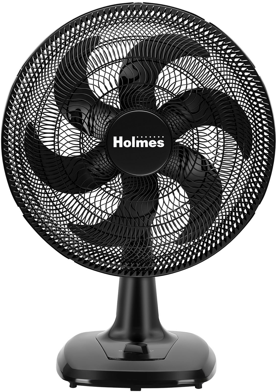 Angle View: Holmes - 16'' Breeze Blaster Oscillating Table Fan - Black