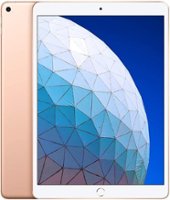 Certified Refurbished - Apple iPad Air 10.5-Inch (3rd Generation) (2019) Wi-Fi + Cellular - 256GB - Gold (Unlocked) - Front_Zoom