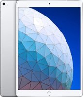 Certified Refurbished - Apple iPad Air 10.5-Inch (3rd Generation) (2019) Wi-Fi + Cellular - 256GB - Silver (Unlocked) - Front_Zoom