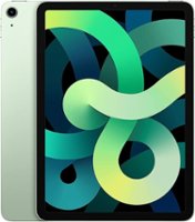 Certified Refurbished - Apple 10.9-Inch iPad Air - (4th Generation) Wi-Fi + Cellular - 64GB - Green (Unlocked) - Front_Zoom