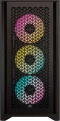 CORSAIR - iCUE 4000D RGB AIRFLOW ATX Mid-Tower Case - Black - Front_Zoom