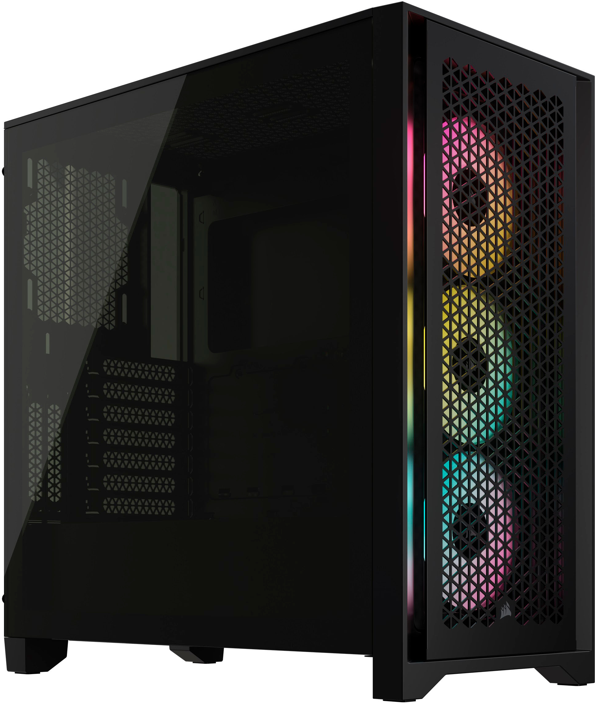 CORSAIR iCUE 4000D RGB AIRFLOW ATX Mid-Tower Case Black CC-9011240-WW ...