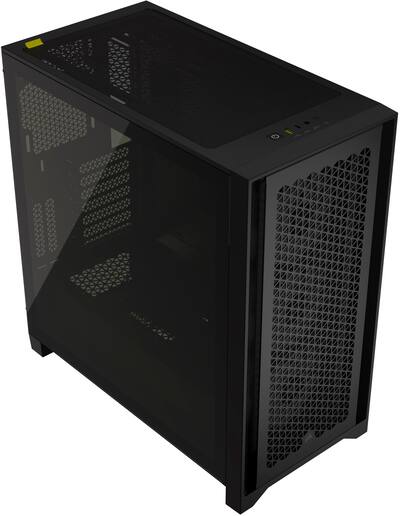 Corsair 4000D airflow黒 CORSAIR iCUE 4000D RGB AIRFLOW ATX Mid Tower PC Case Black