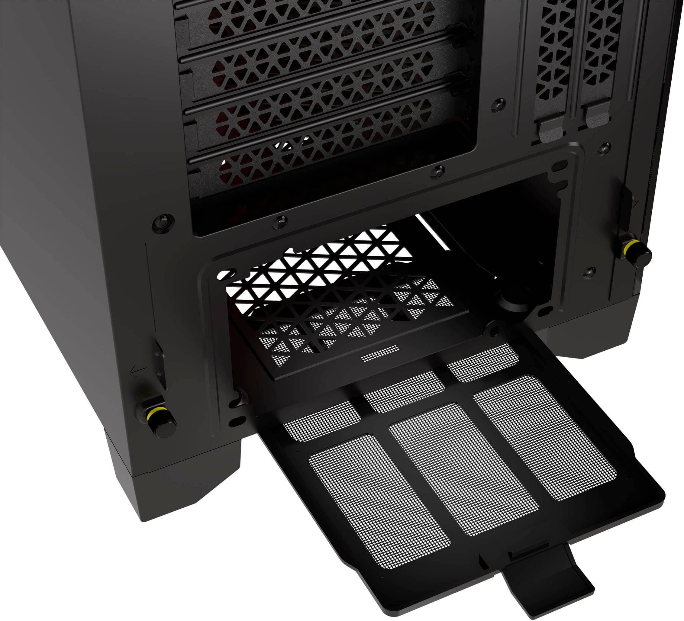 Alt View 20. CORSAIR - iCUE 4000D RGB AIRFLOW ATX Mid-Tower PC Case - Black.