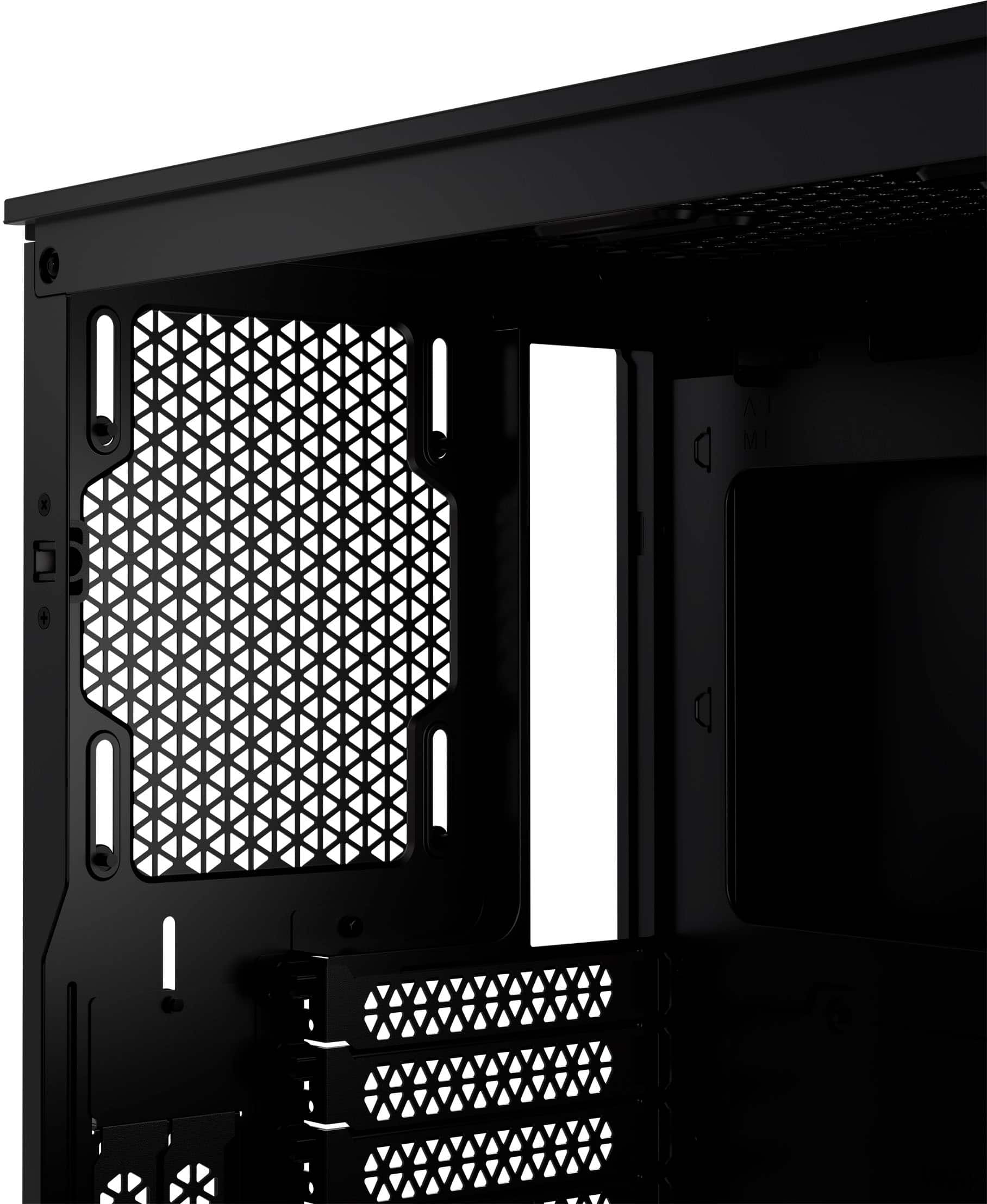 Alt View 21. CORSAIR - iCUE 4000D RGB AIRFLOW ATX Mid-Tower PC Case - Black.