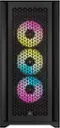 Alt View 11. CORSAIR - iCUE 5000D RGB AIRFLOW ATX Mid-Tower PC Case - Black.