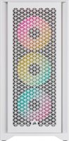 CORSAIR - iCUE 4000D RGB AIRFLOW ATX Mid-Tower Case - True White - Front_Zoom