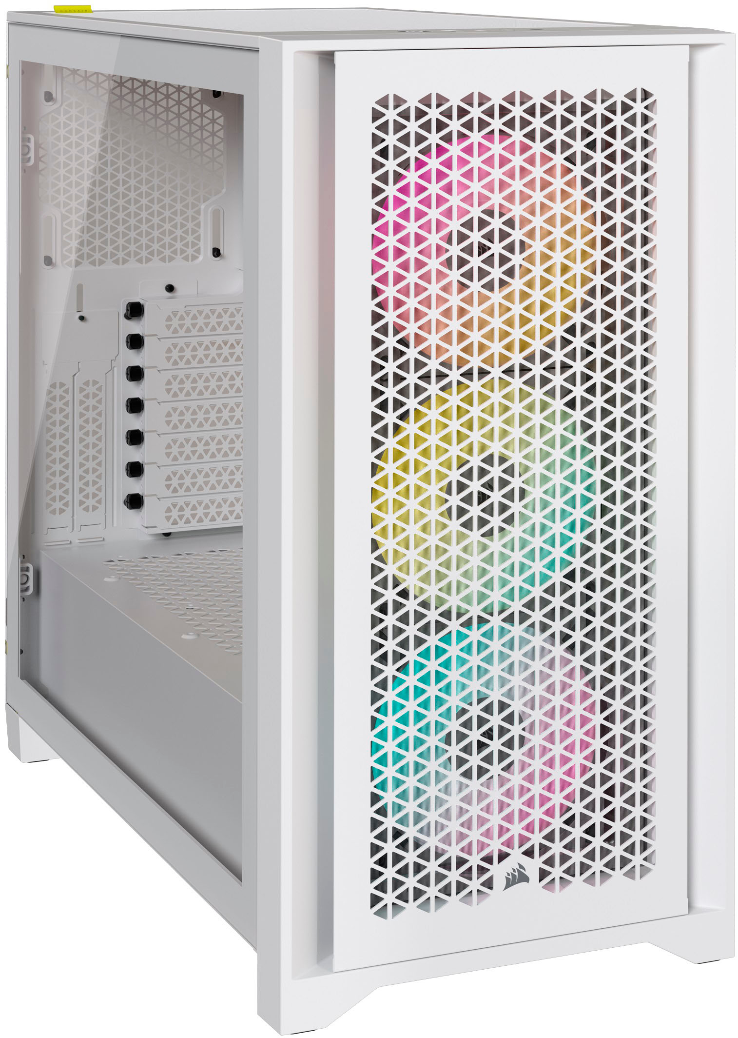 CORSAIR iCUE 4000D RGB AIRFLOW ATX Mid-Tower Case True White CC-9011241-WW  - Best Buy