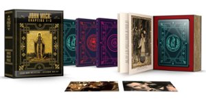 John Wick 1-3 Stash Book Collection [SteelBook] [4K Ultra HD Blu-ray/Blu-ray] [Only @ Best Buy] - Front_Zoom