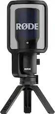 Angle. RØDE - NT-USB+ Wired Condenser Microphone with USB Type-C - Black/Blue.