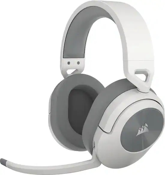 CORSAIR HS Series HS55 Wireless Gaming Headset for PC PS5 and Mobile White CA 9011281 NA Best Buy