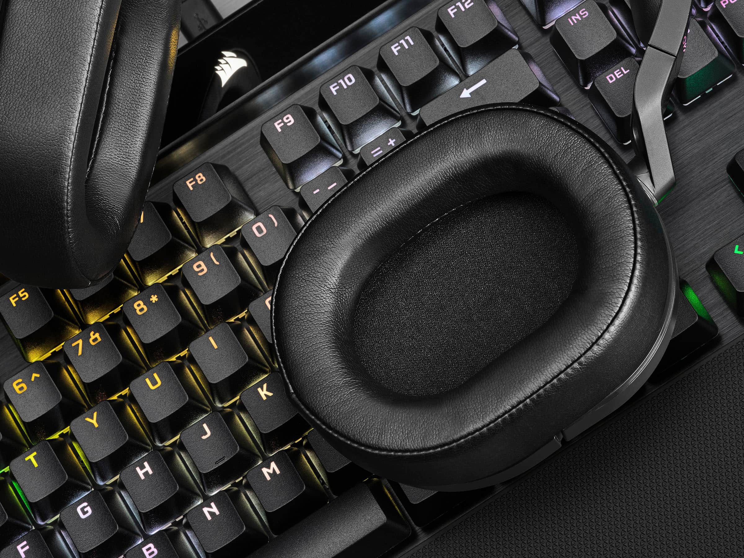 Alt View 14. CORSAIR - HS Series HS55 Wireless Gaming Headset for PC, PS5, and Mobile - Carbon.