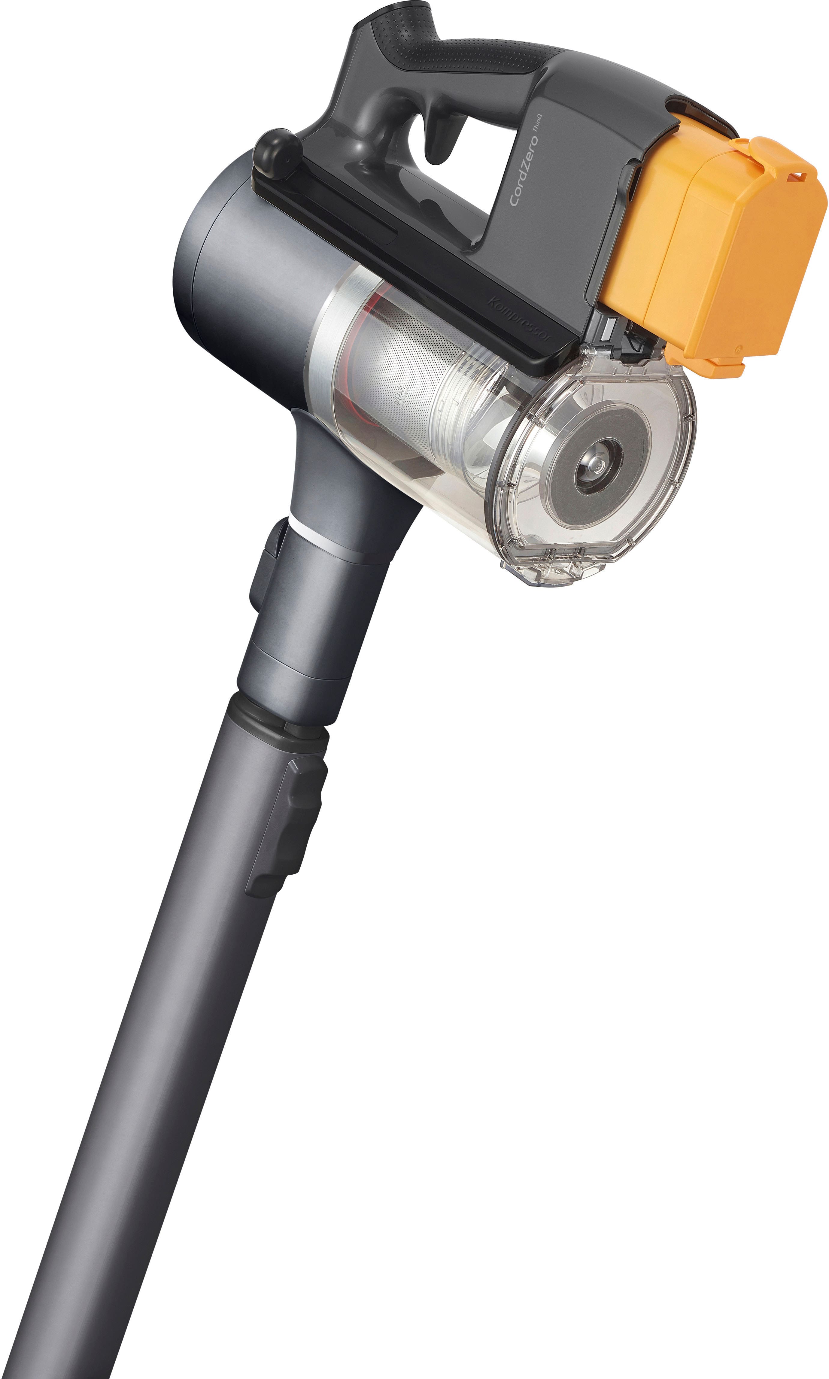 Alt View 31. LG - CordZero All-in-One Cordless Stick Vacuum with Auto Empty - Iron Grey.