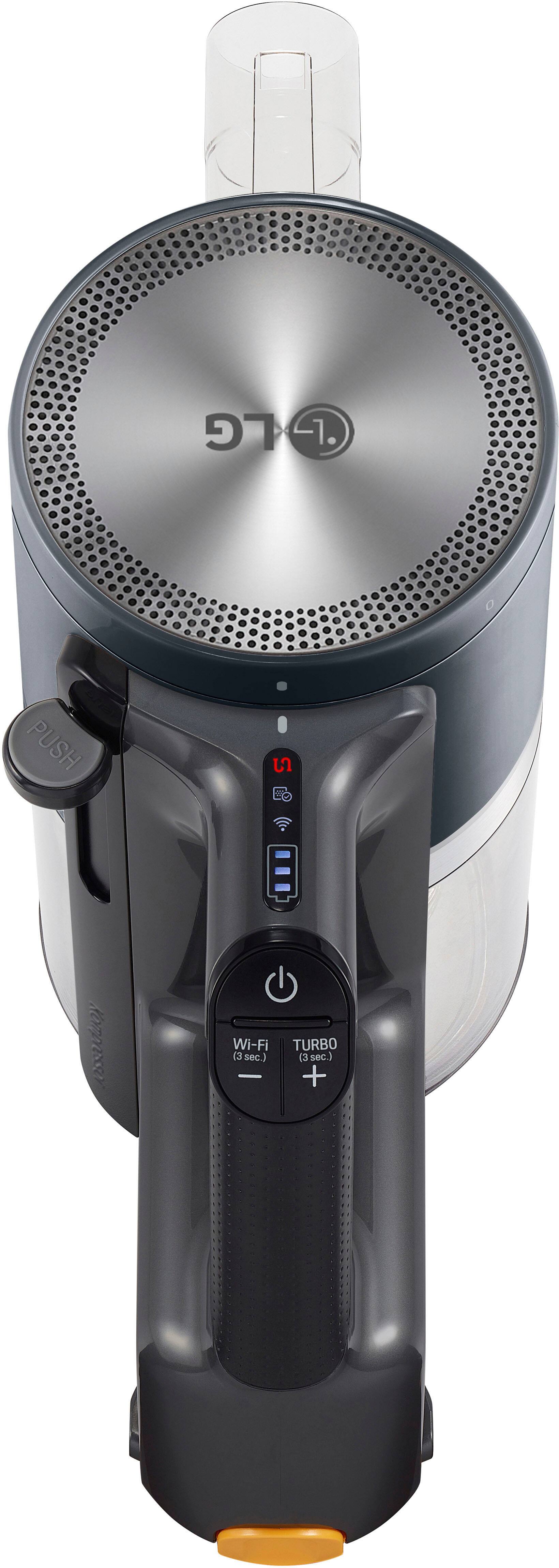 Alt View 32. LG - CordZero All-in-One Cordless Stick Vacuum with Auto Empty - Iron Grey.