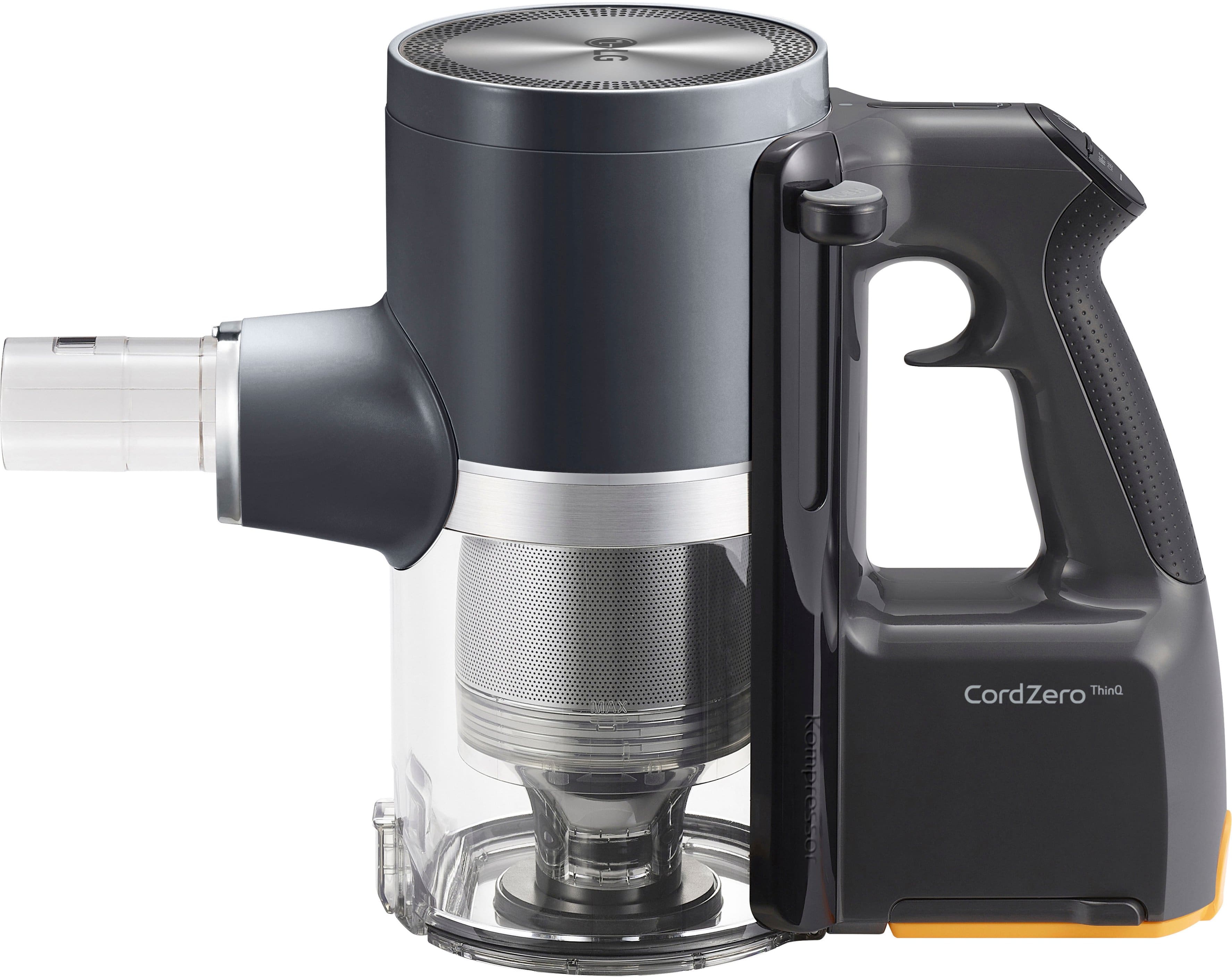 Alt View 36. LG - CordZero All-in-One Cordless Stick Vacuum with Auto Empty - Iron Grey.