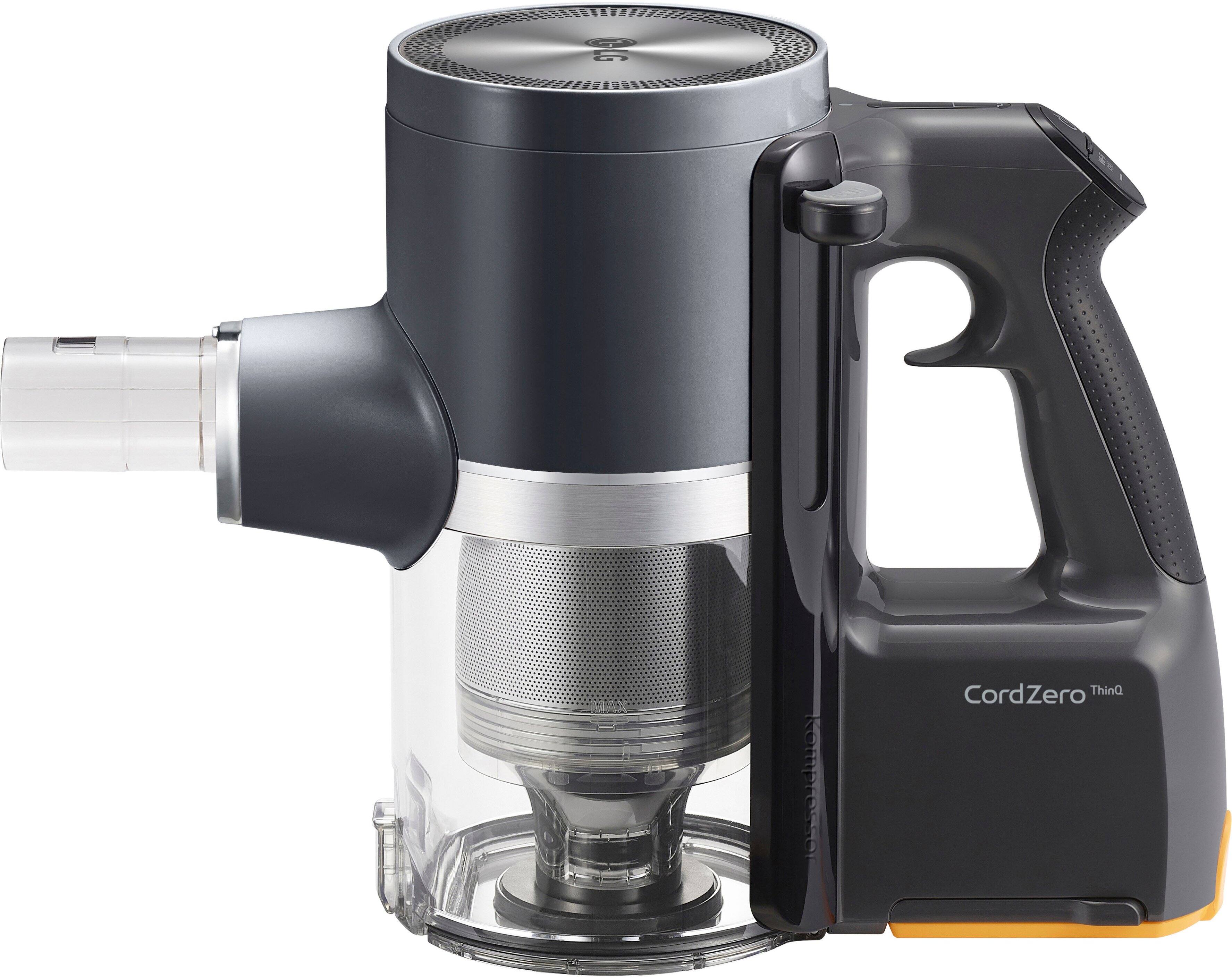 Alt View 36. LG - CordZero All-in-One Cordless Stick Vacuum with Auto Empty - Iron Grey.