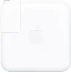 Front. Apple - 70W USB-C Power Adapter - White.